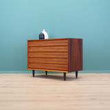 Rosewood chest of drawers, Danish design, 70's, production: Denmark