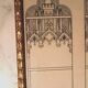 Ink drawing, early 1900s, study of stained glass windows