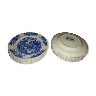 Vintage porcelain plate