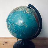 World map lamp