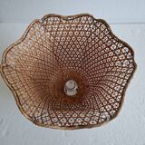 Tulip rattan pendant light