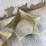 Set of 2 free-form fiberglass planters