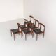 Set of 6 "Model 500" dining chairs by Alfred Hendrickx