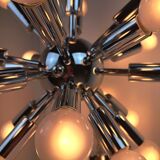 Sputnik space age 70s spherical suspension chandelier