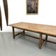 XXL farmhouse table in solid oak 350 cm - Reconstruction Style - 1950s