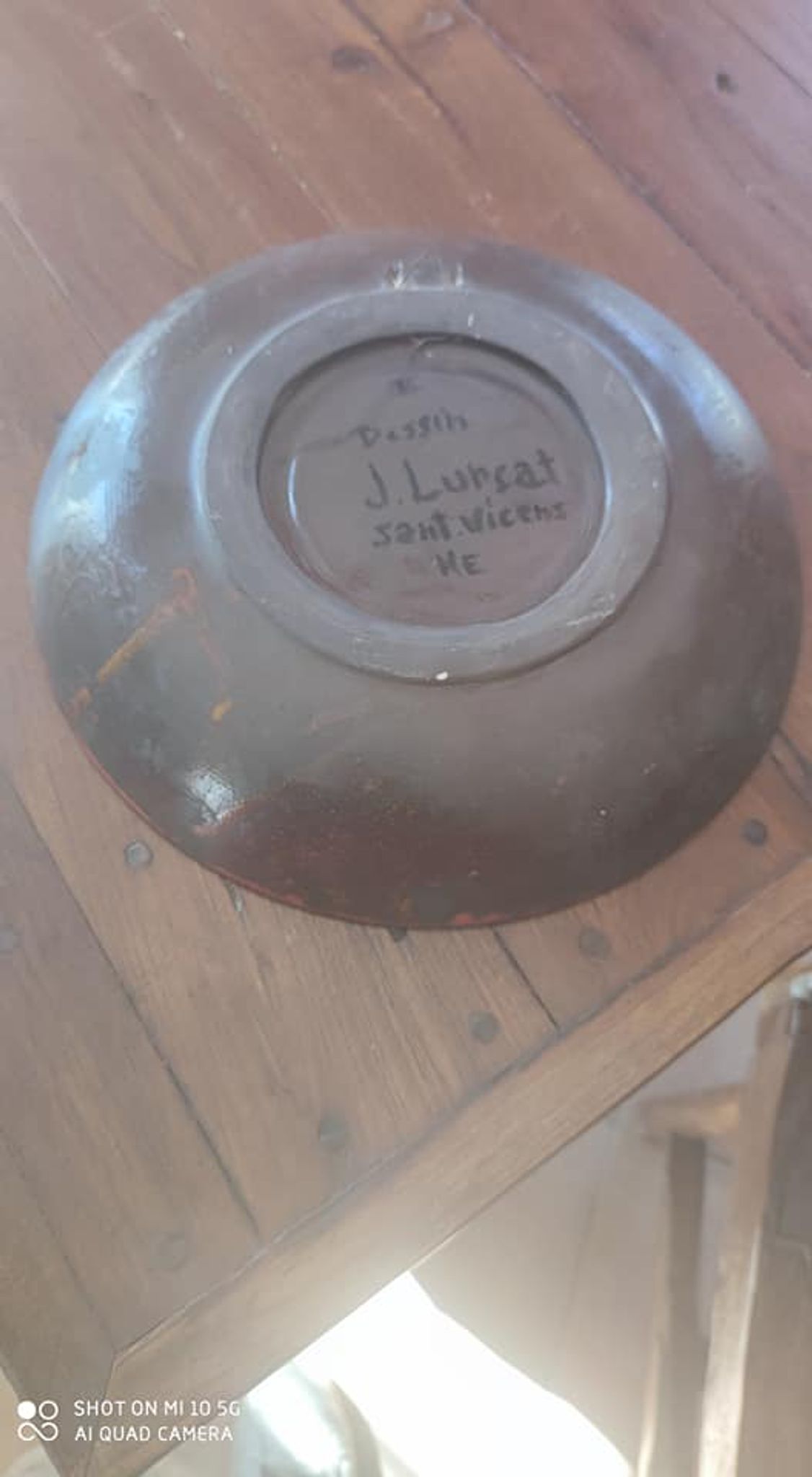 Plat en céramique Jean Lurçat