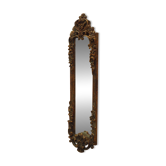Miroir dans un cadre en bois, design italien, années 1960, production : Italie