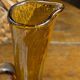 Huilier en verre bullé soufflé