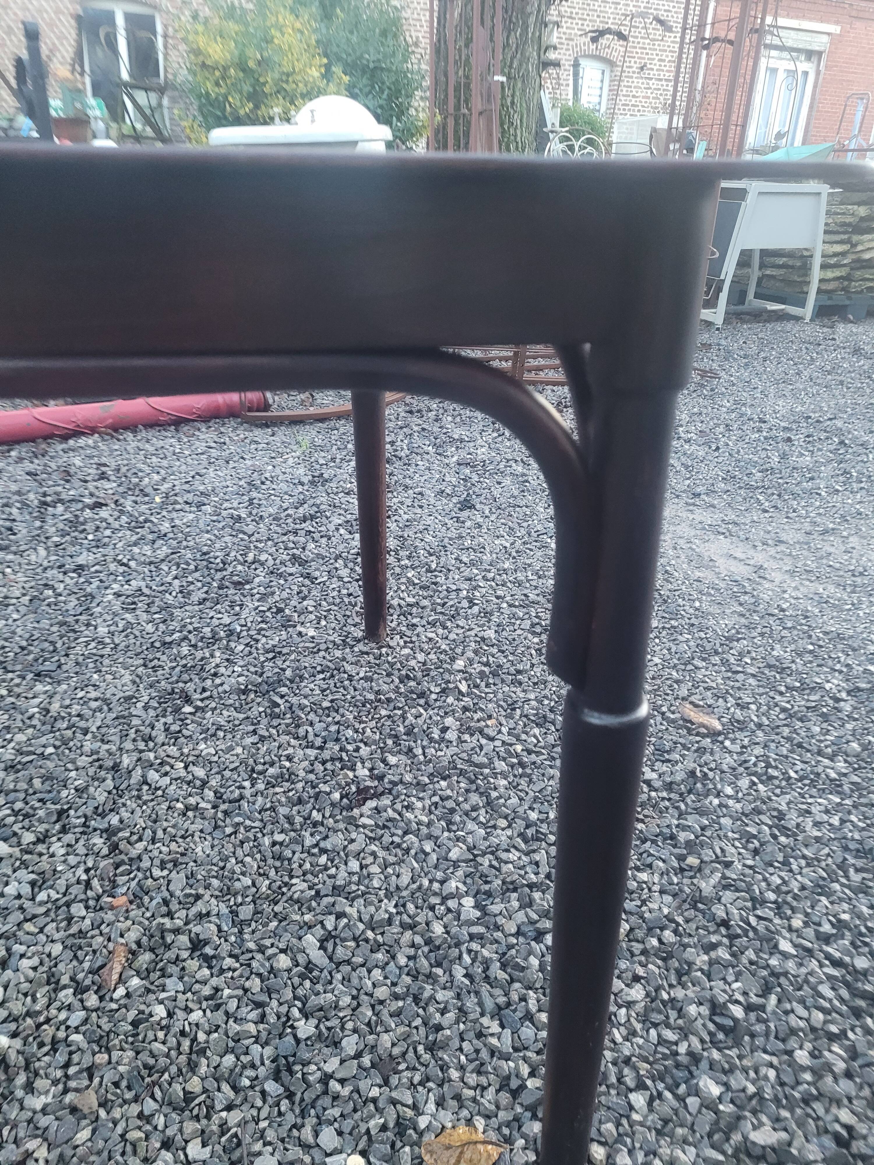 Thonet curved wood bistro table