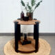 Art Deco wooden side table