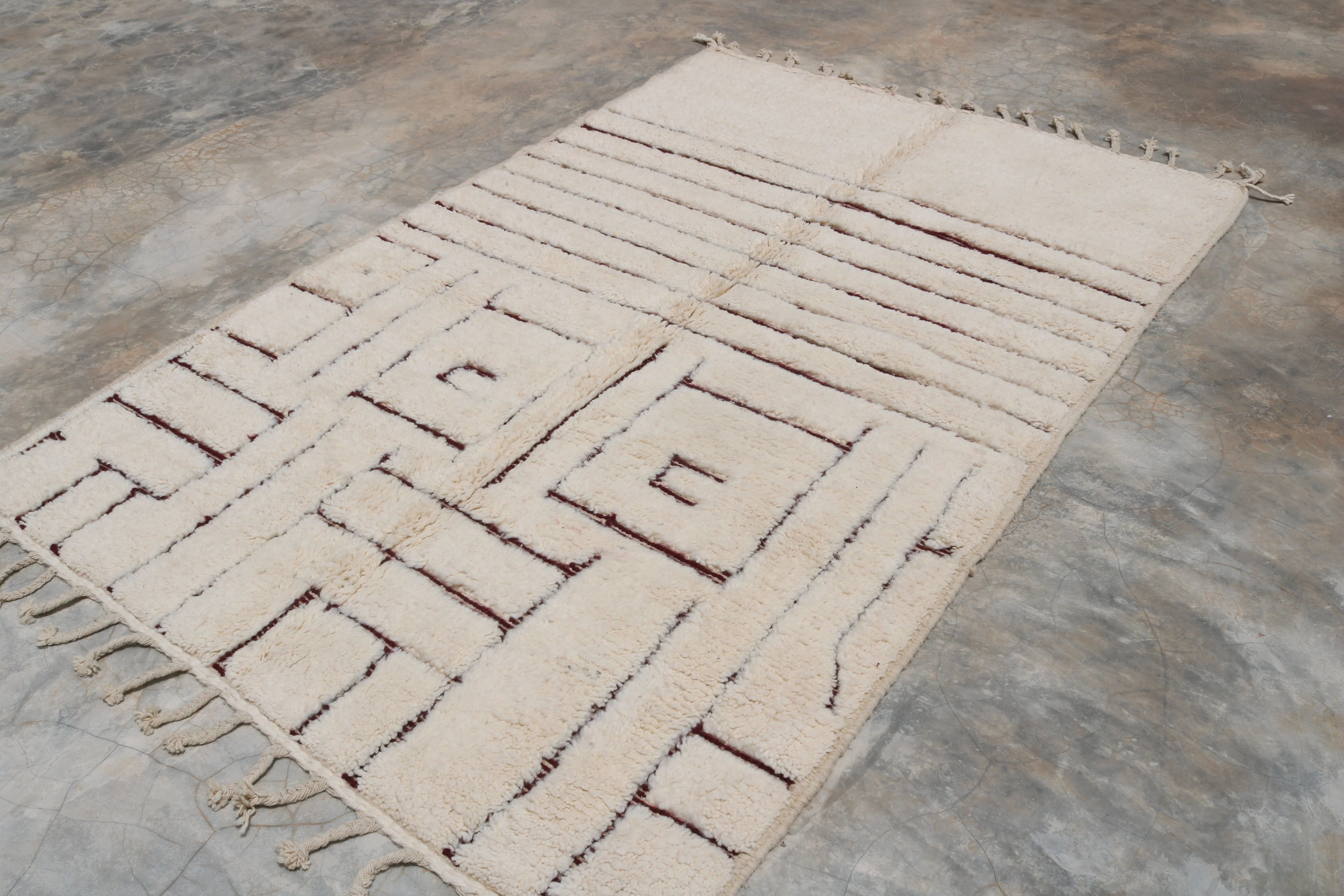Tapis Beni Ouarain, 240 x 150 cm - AZ858