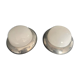 Pair of vintage chrome and opaline wall lamps, Gal Paris 1940