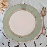 6 mismatched old dessert plates