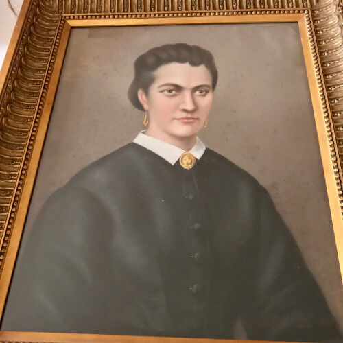 Pastel portrait de femme