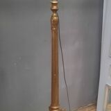 Louis XVI style gilded wooden floor lamp