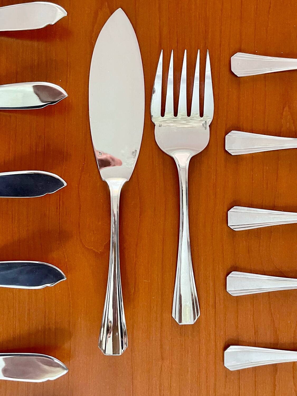 Christofle boréal fish service 26 pieces