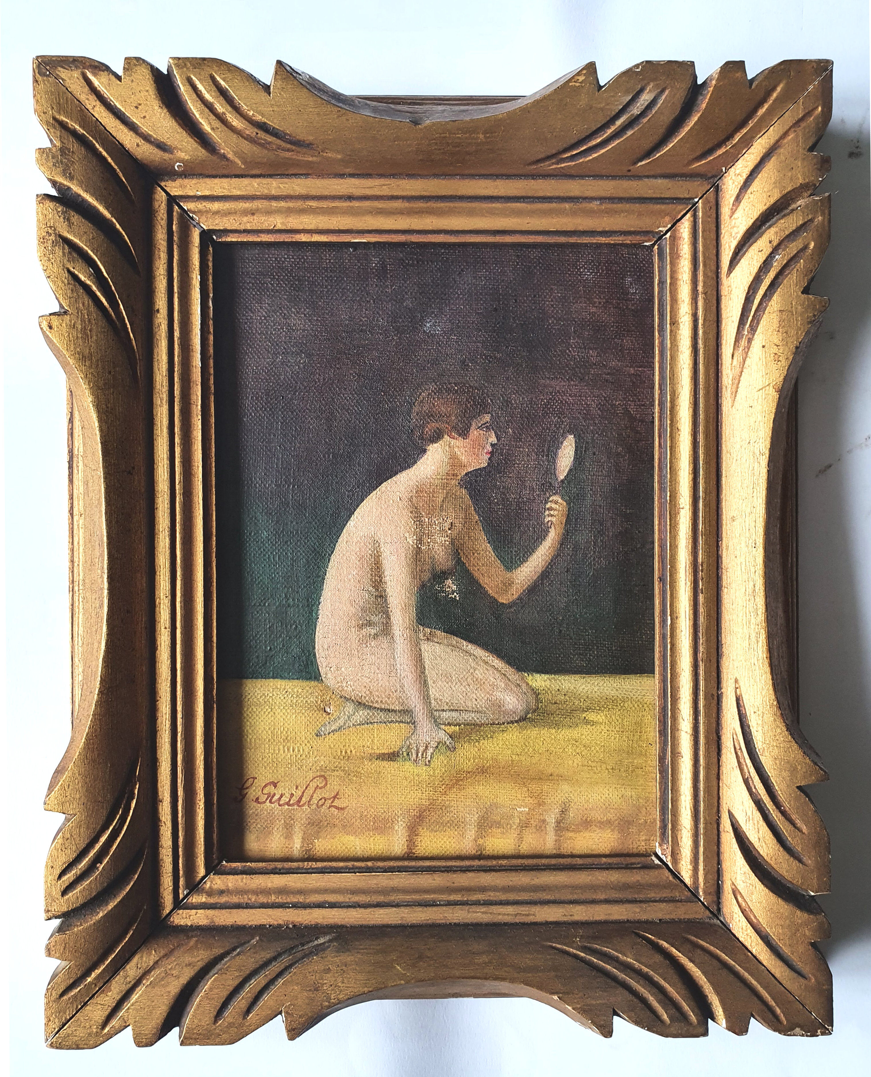 Oil on canvas by Gabrielle Guillot de Raffaillac