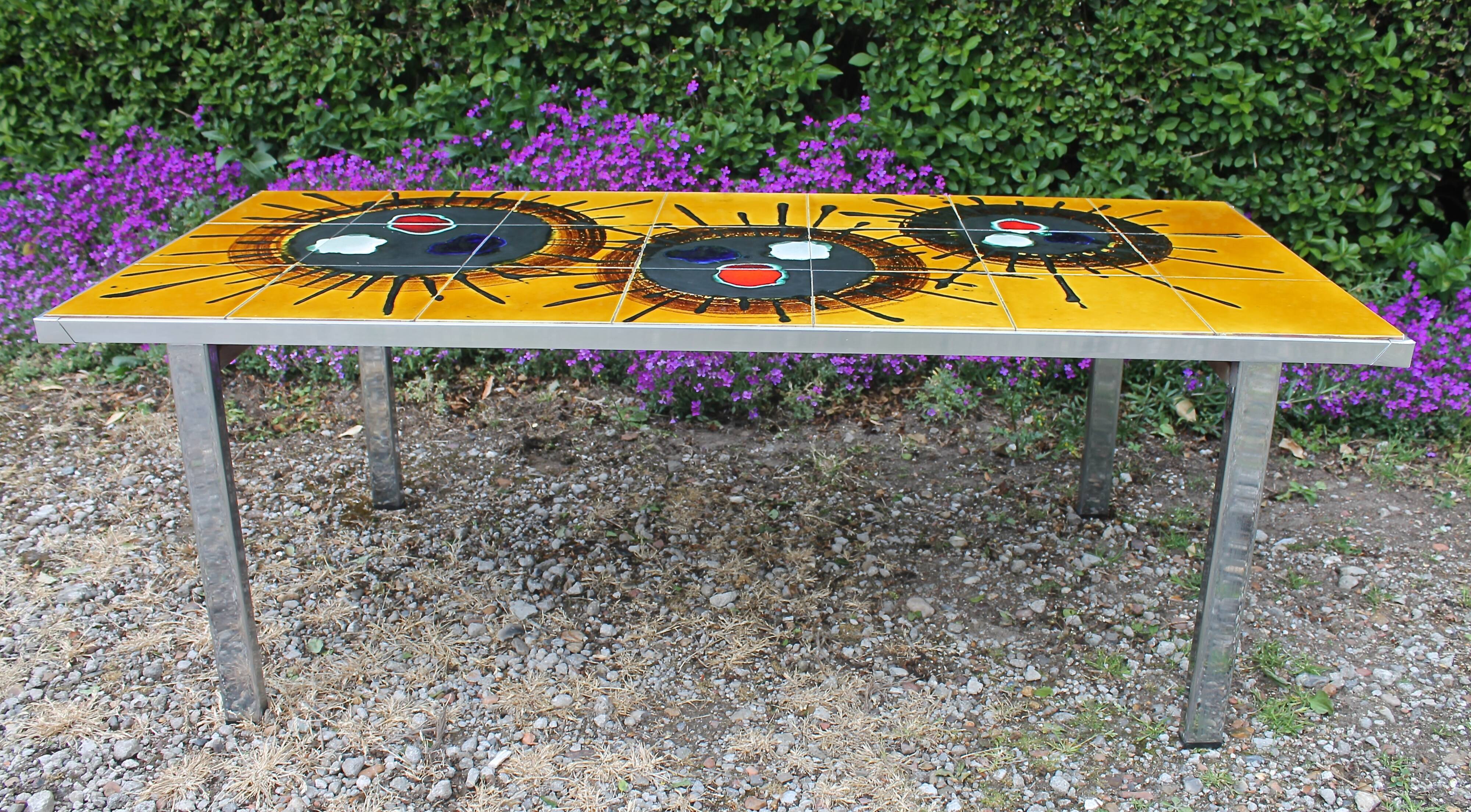 Juliette Belarti old large vintage coffee table 70 's