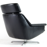 Danish retro Danish esa Werner Langenfeld leather 1970s egg