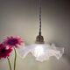 Vintage frosted glass lampshade pendant lamp