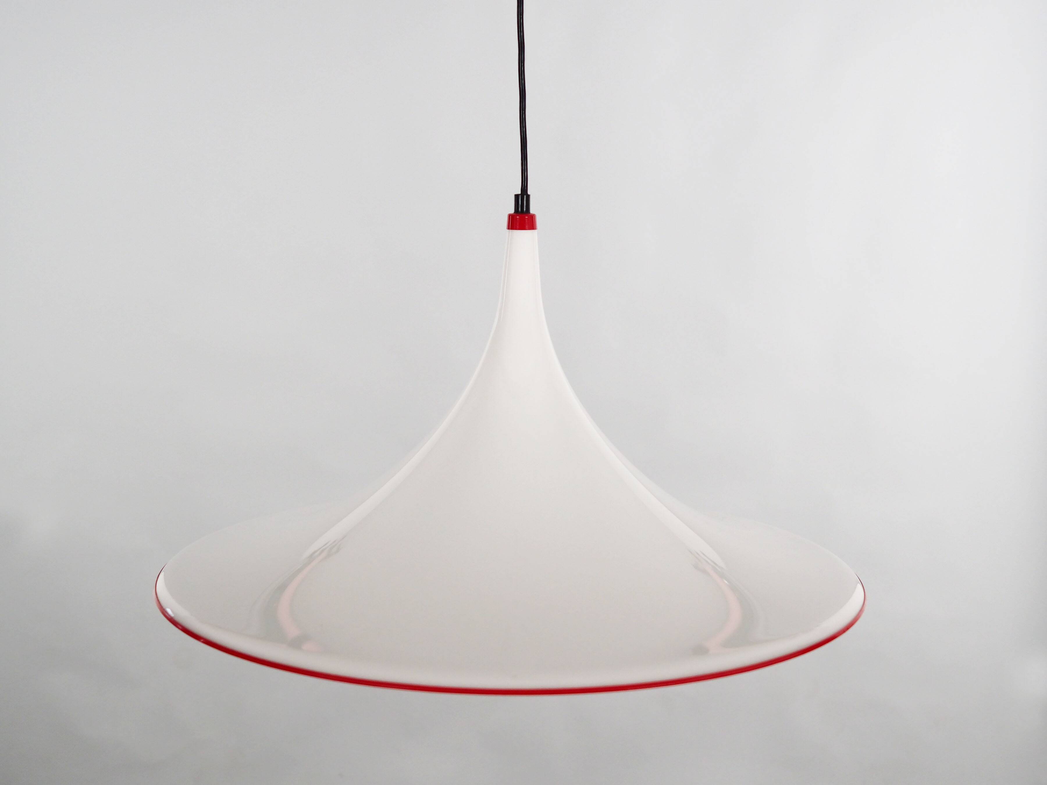 Pendant lamp, Italian design, 1970s, production: Italy
