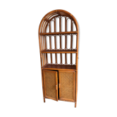 Vintage rattan shelf