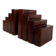 Vintage wooden bookends / book stand / decor