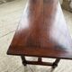 Table XXL noyer massif foncé 3m