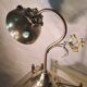 brass lamp with cabochons 1900 a20 electricity check h 34x27