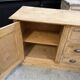 Workshop furniture made of fir.