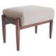 Vintage camel bouclé stool mid-century, Edmund Homa, 1960s