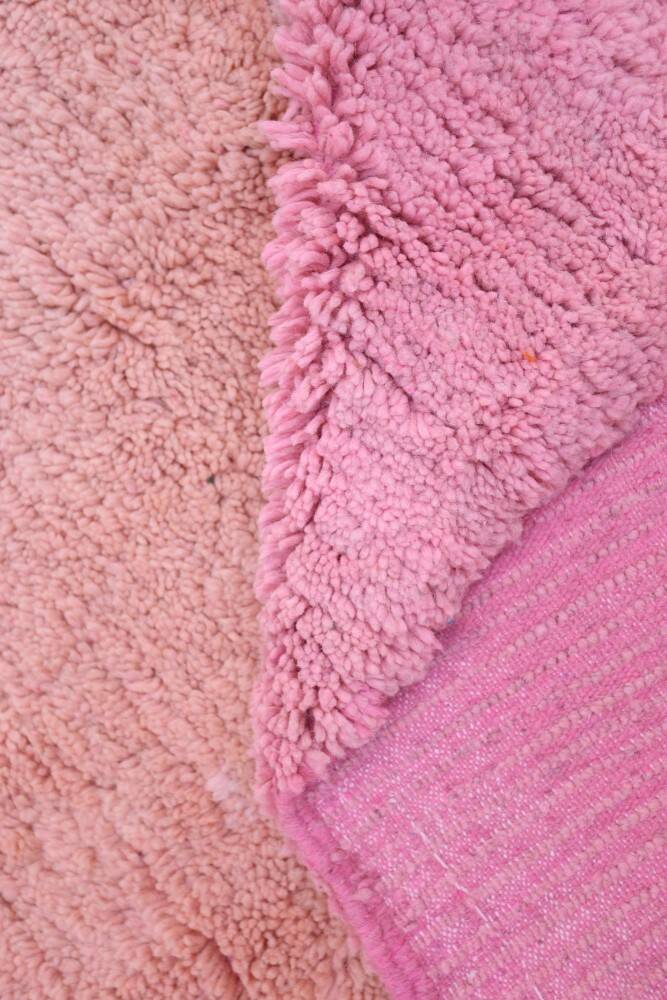 Tapis bérbere rose fait main traditionnelle 300cmx200cm