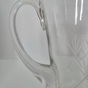 Cut crystal water jug from Fains – 21 cm – vintage