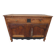 Antique sideboard from the end of the 19th century, 2 doors, 2 drawers, shelf in its patina