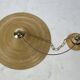 Pencil Split Reed, Rattan, Bamboo & Brass Pendant hanging lamp, Italy, 1970s