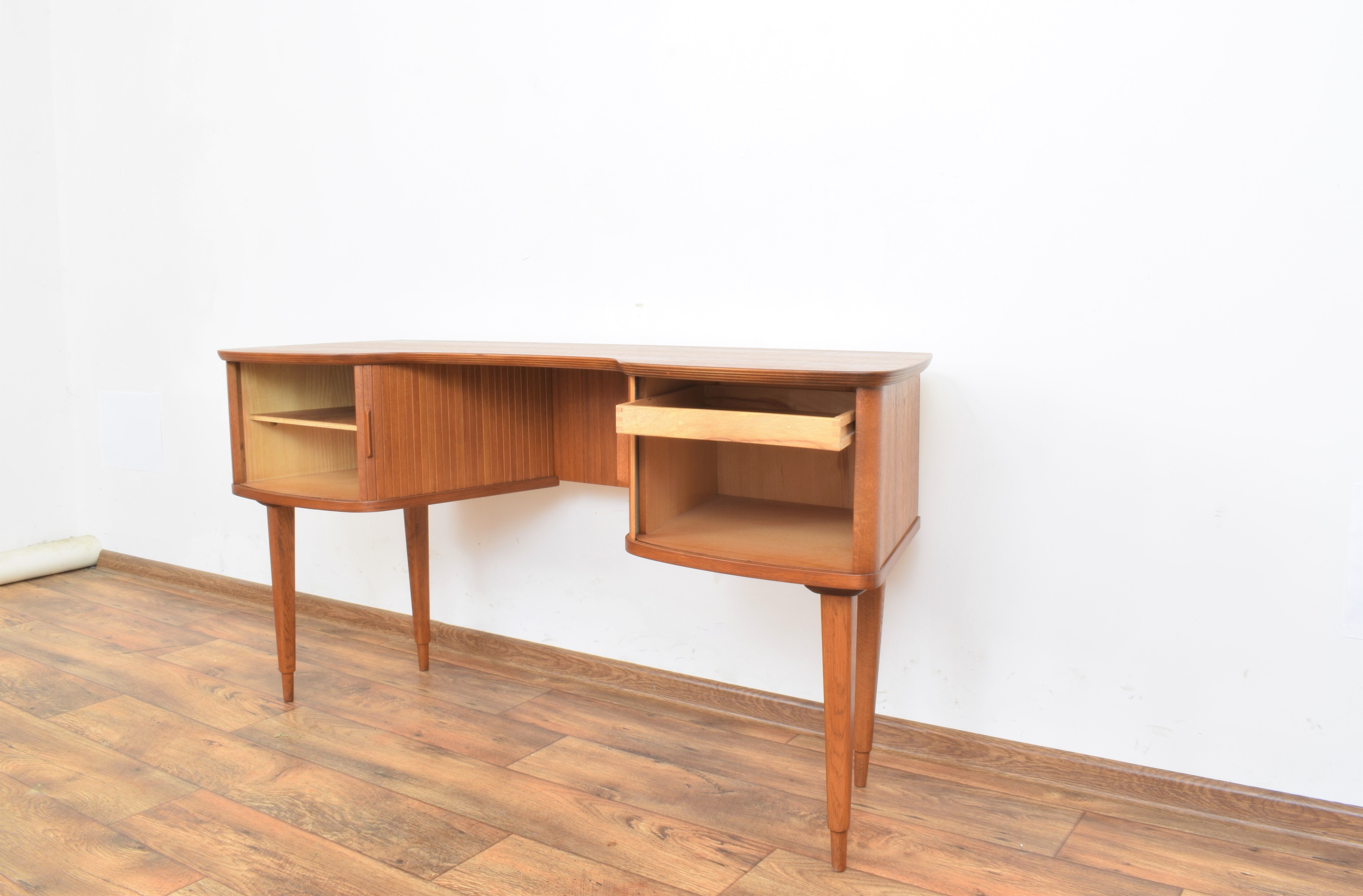 Mid-Century Norwegian Teak Desk, 1960s.