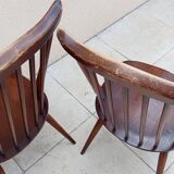 4 scandinavian ercol goldsimith chairs from the 60s