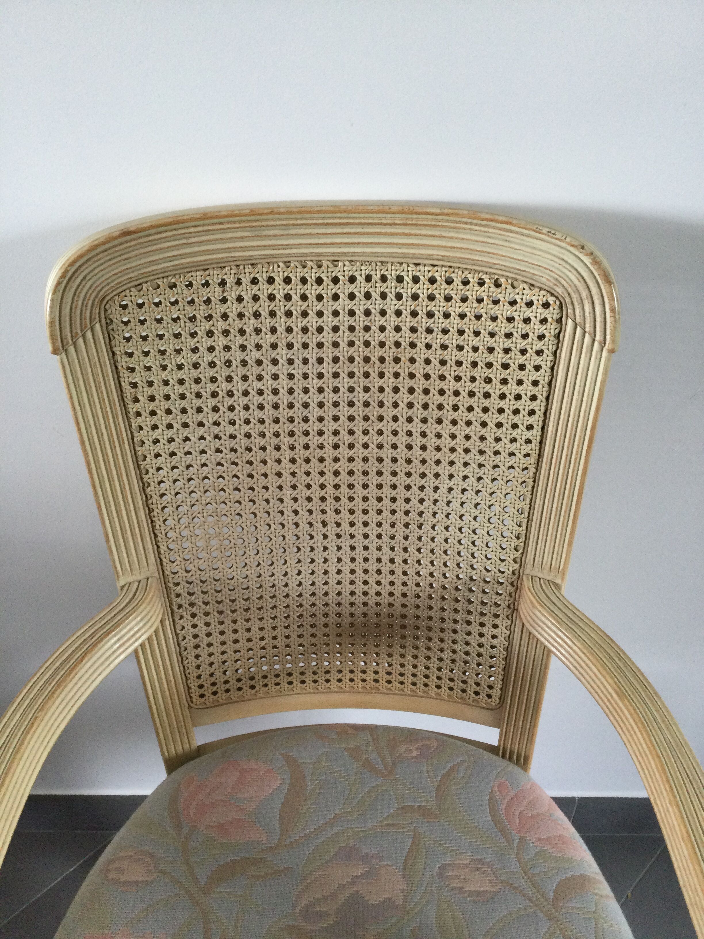 Canned armchair