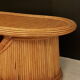 Rattan and bamboo coffee table 1960