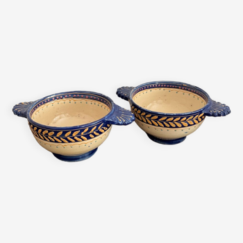 Hand-painted Breton bowls