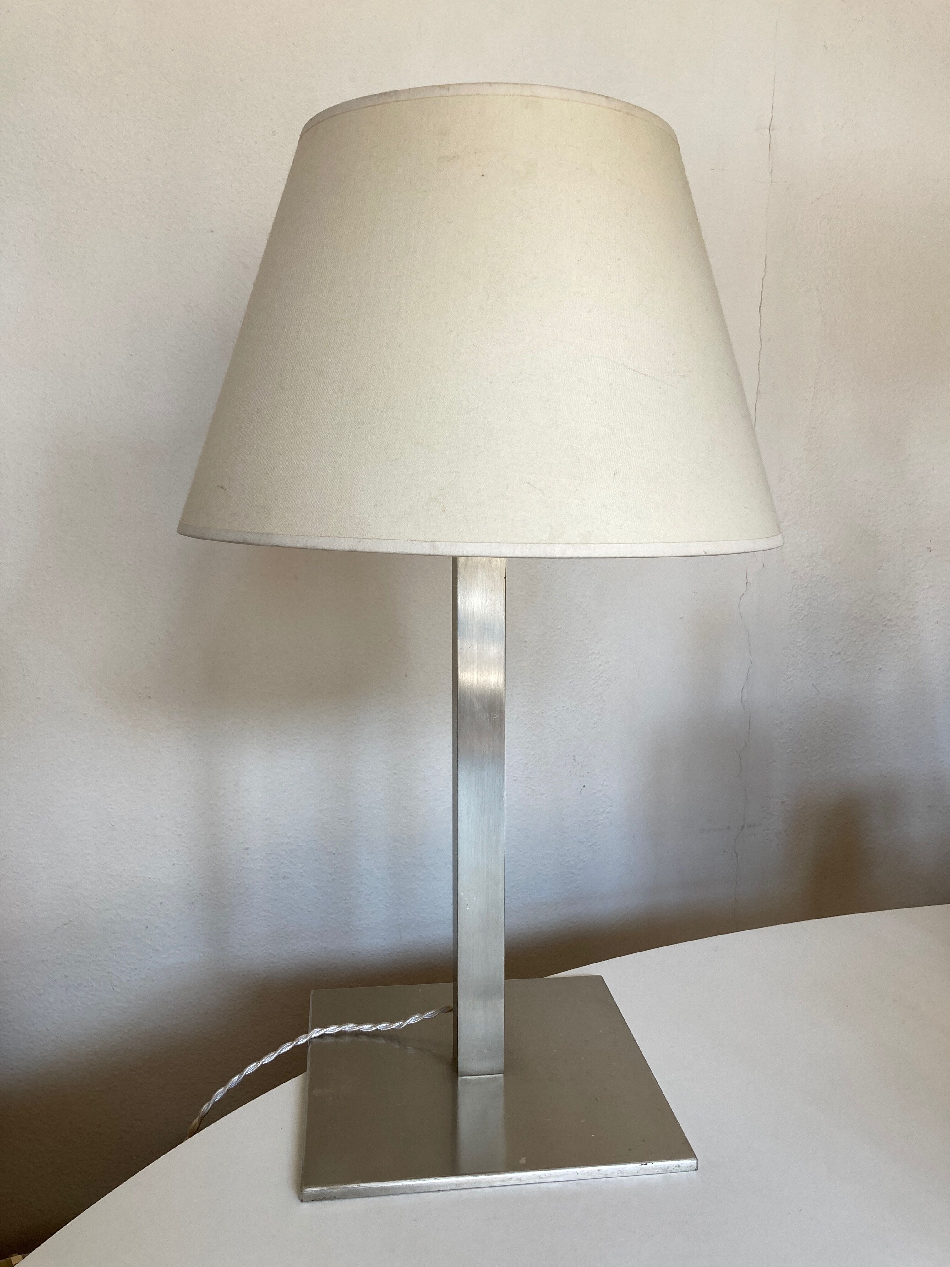 1970 steel living room lamp