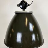 Vintage industrial factory lamp, 1960s