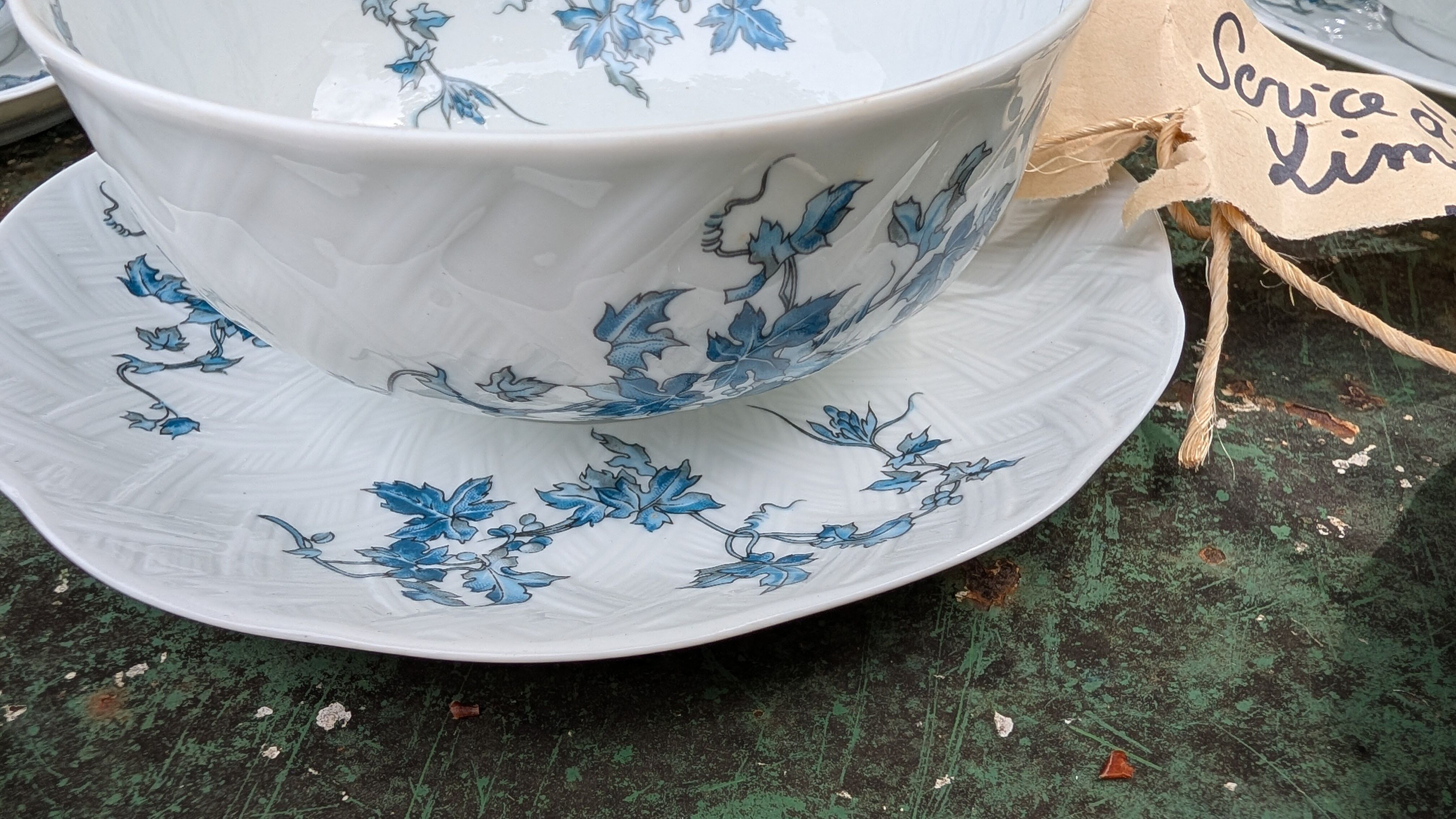 Service à thé Limoges Bernardaud Saint-Saëns