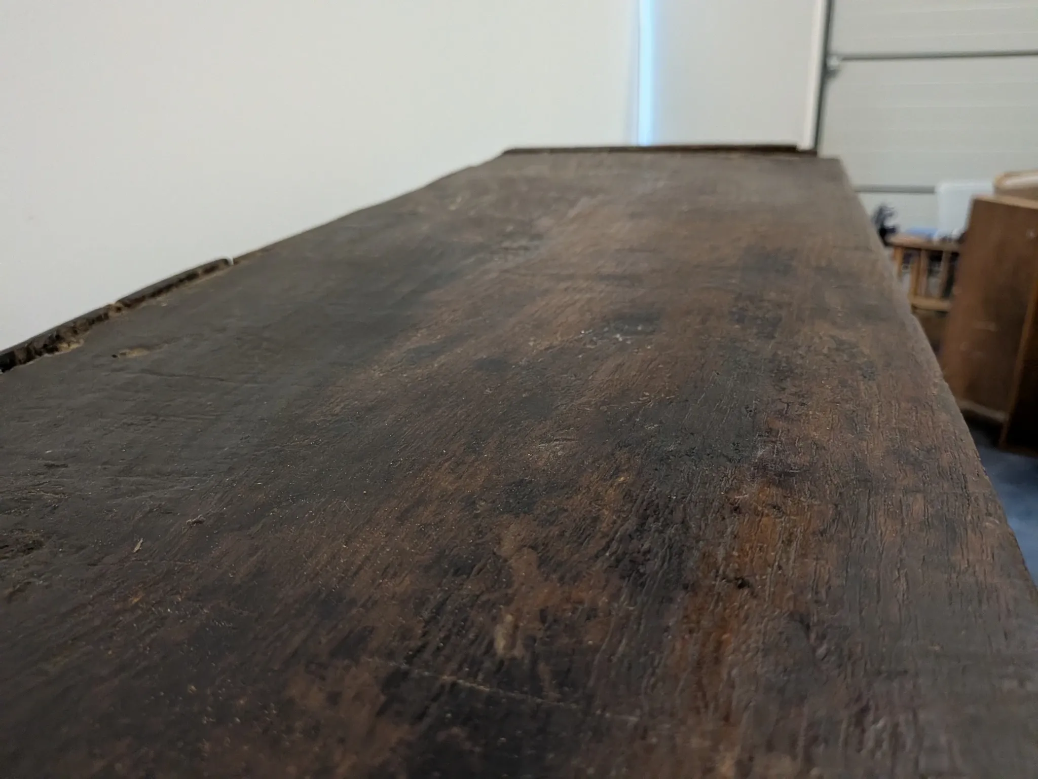 Antique solid oak furniture – Rustic pantry from the pre-17th century