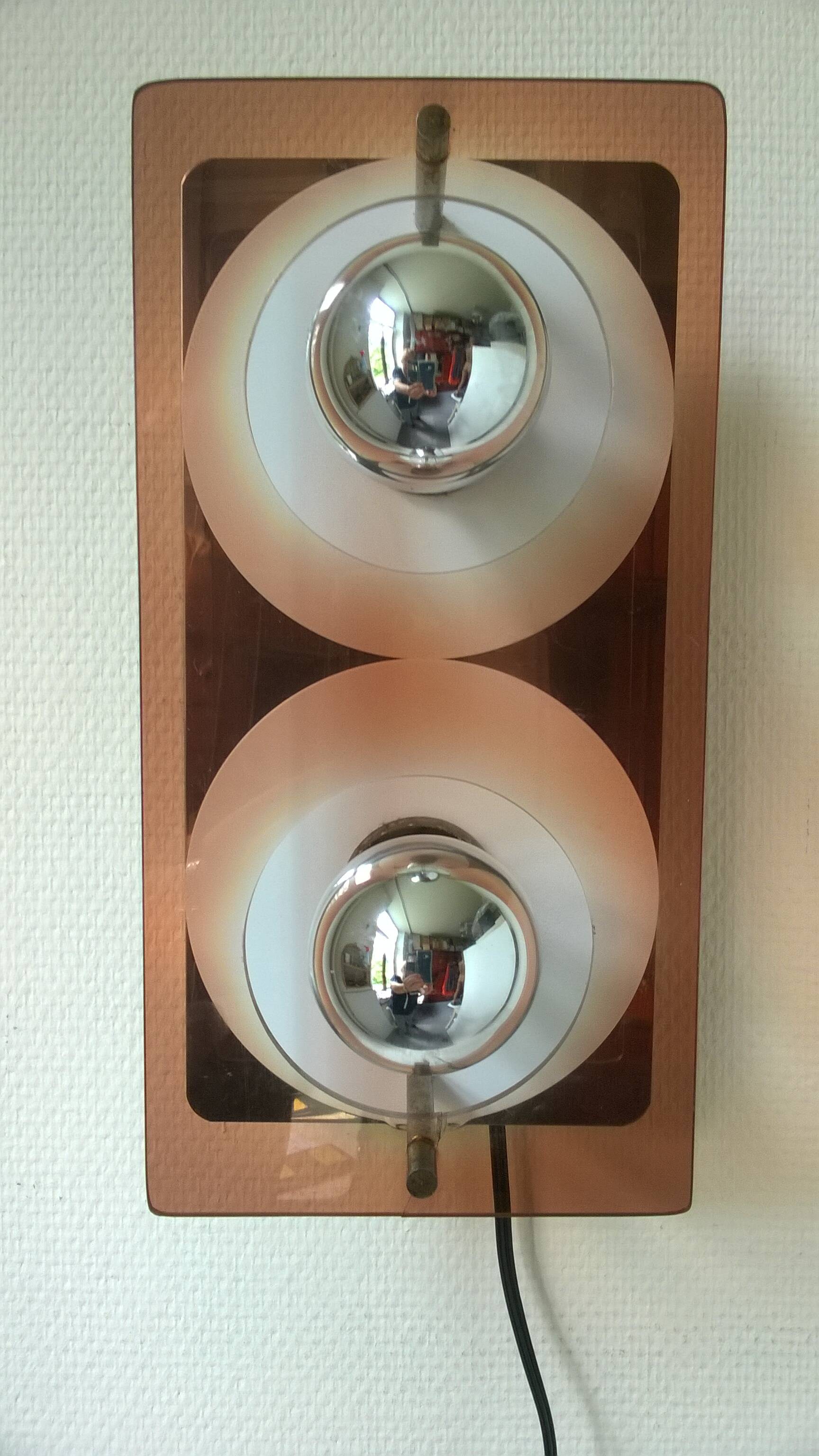 Wall light,, Disco,, design Jocelyne Trocmé 1970 (lack of proof of authenticity)