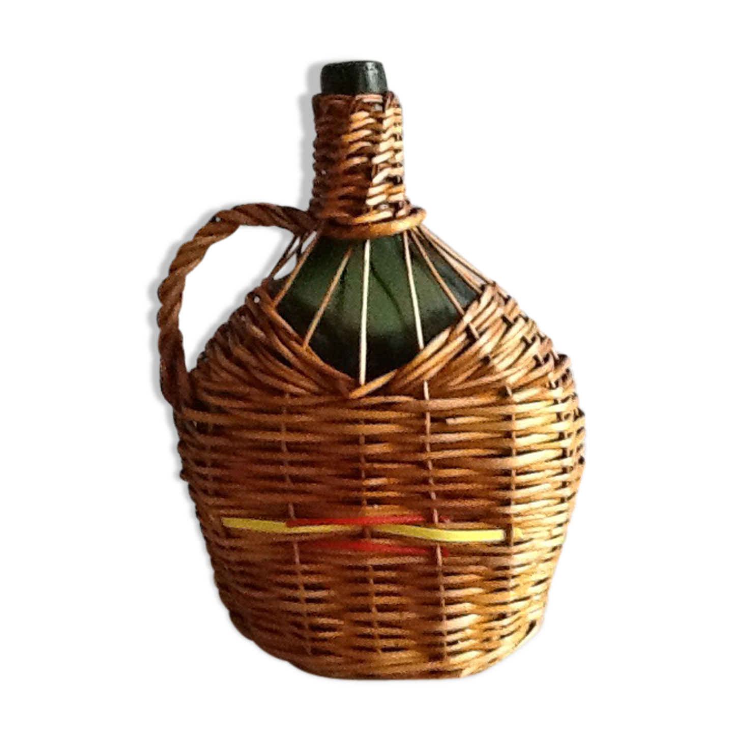 Surrounded by Wicker bottle
