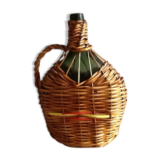 Surrounded by Wicker bottle