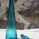Carafe XL en verre type empoli
