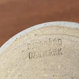 Mid-century Danish studio ceramic oil lamp by Bjergard, 1960s.