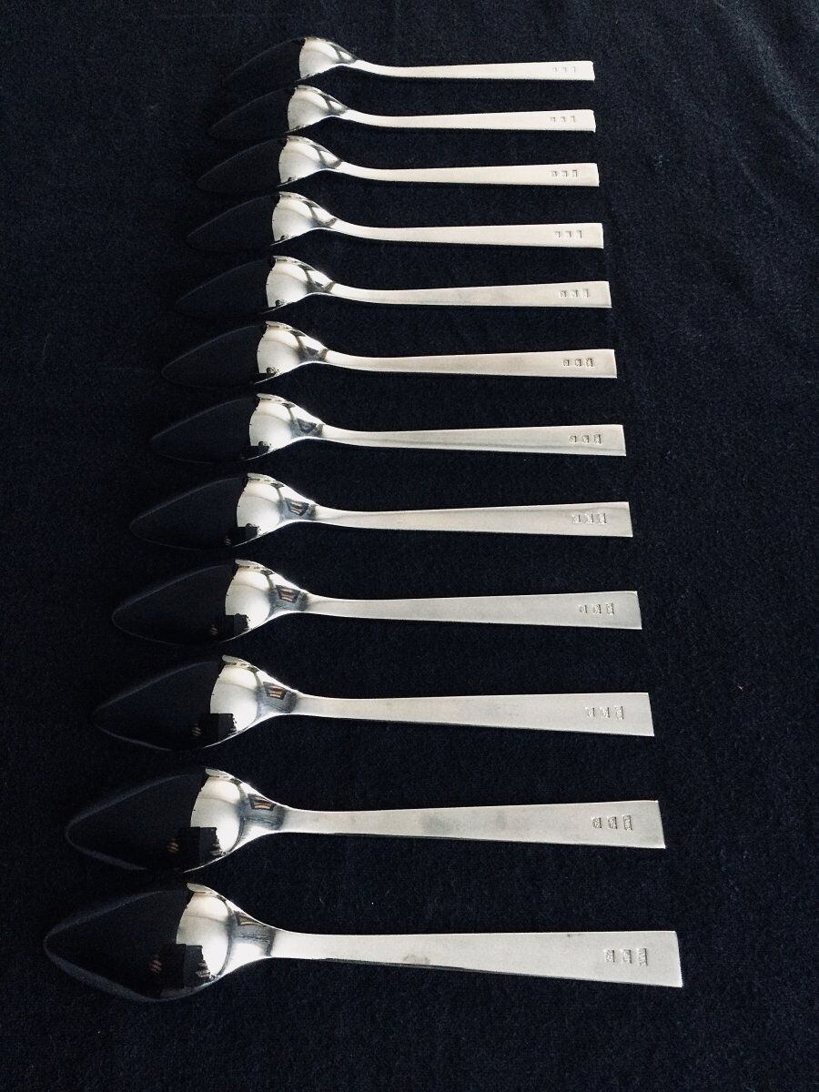 12 teaspoons/dessert silver robbe and berking house